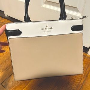 Kate Spade New York Staci Large Saffiano Leather Purse